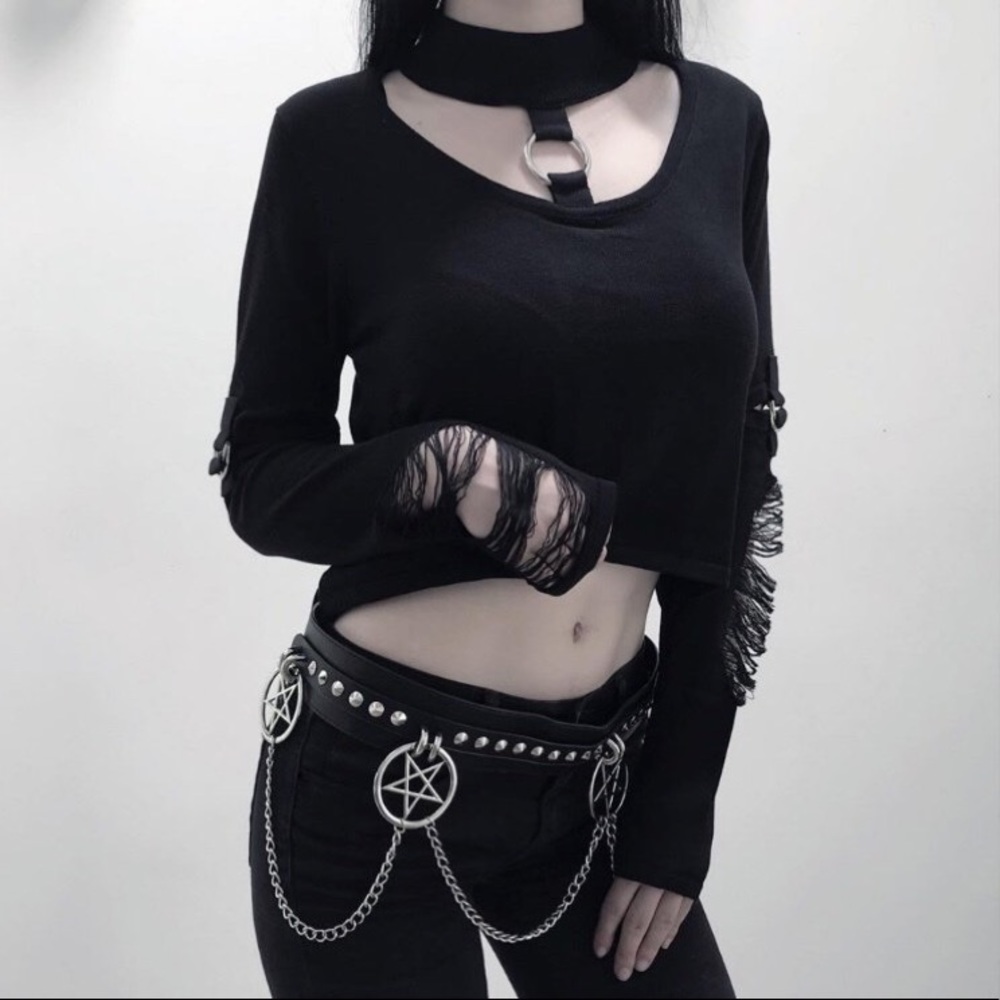 Killstar Tourniquet Sweater NWT
